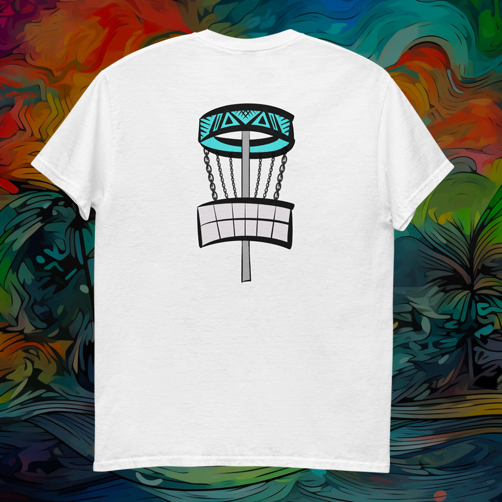 Tiki-Catcher: Disc Golf Dojo Logo Cotton Tee