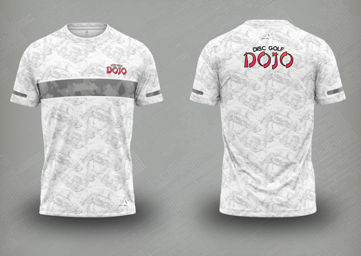 Mens Neo-Camo Quick-Dry® Dojo Jersey (White/ Grey)