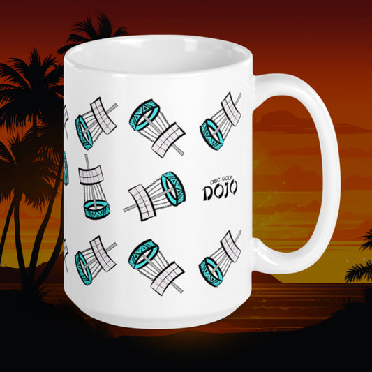Disc Golf Dojo Island-Inspired All-Over Print Mug
